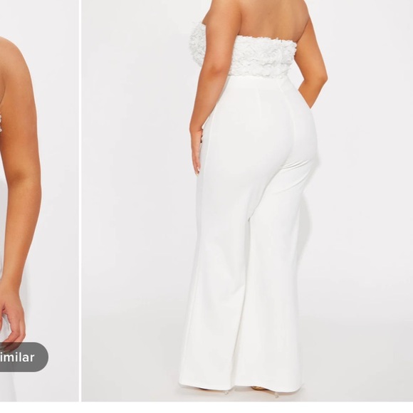 White jumpsuit - Picture 2 of 2